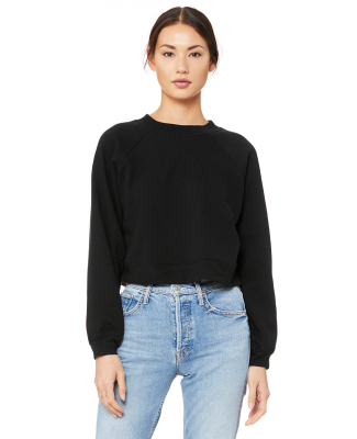 Bella + Canvas 7505 FWD Fashion Ladies' Raglan Pul in Black