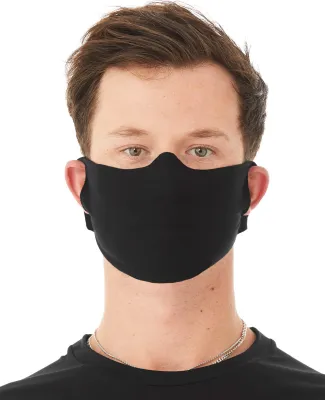 Bella + Canvas ST323 Jersey Daily Face Cover in Black