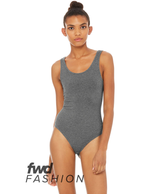 Bella + Canvas 0990 FWD Fashion Ladies' Bodysuit in Deep heather
