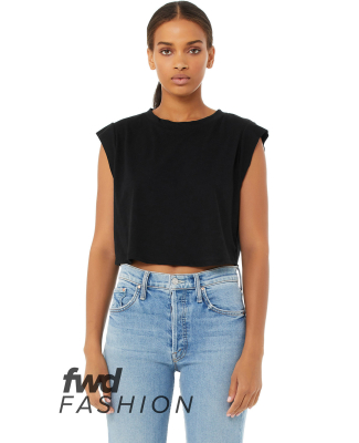 Bella + Canvas 8483 FWD Fashion Ladies' Festival C in Solid black triblend