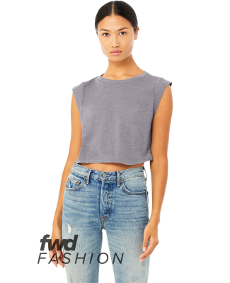 Bella + Canvas 8483 FWD Fashion Ladies' Festival C in Storm triblend