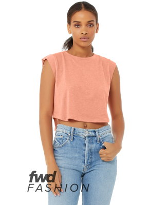 Bella + Canvas 8483 FWD Fashion Ladies' Festival C in Sunset triblend
