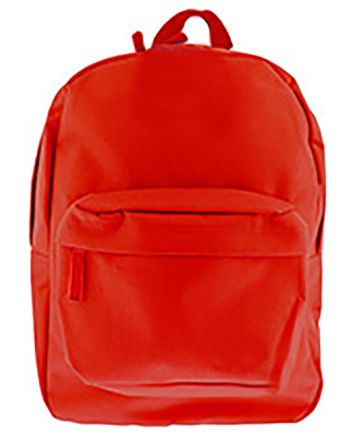 Liberty Bags 7709 16 Basic Backpack in Red