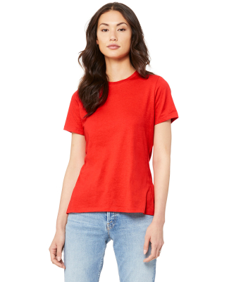 Bella + Canvas 6400 Ladies' Relaxed Jersey Short-S in Poppy