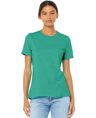 Bella + Canvas 6400 Ladies' Relaxed Jersey Short-S in Teal