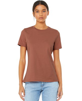 Bella + Canvas 6400 Ladies' Relaxed Jersey Short-S in Terracotta