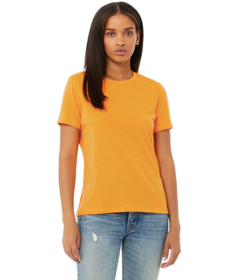 Bella + Canvas 6400 Ladies' Relaxed Heather CVC Sh in Heather marmalade