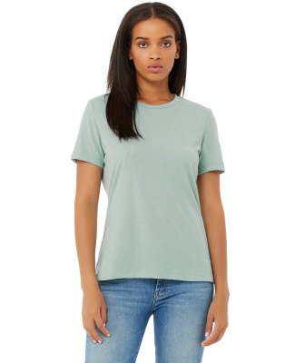 Bella + Canvas 6400 Ladies' Relaxed Triblend T-Shi in Dusty blue triblend