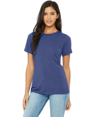Bella + Canvas 6400 Ladies' Relaxed Triblend T-Shi in True royal triblend