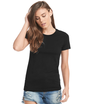 Next Level 3900 Boyfriend Tee  in Black