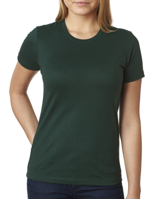 Next Level 3900 Boyfriend Tee  in Forest green