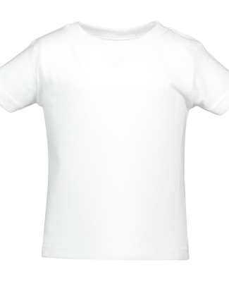 Rabbit Skins 3401 Infant Cotton Jersey T-Shirt in White