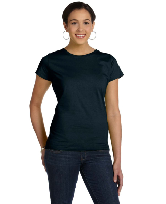 LA T 3516 Ladies' Fine Jersey T-Shirt in Black