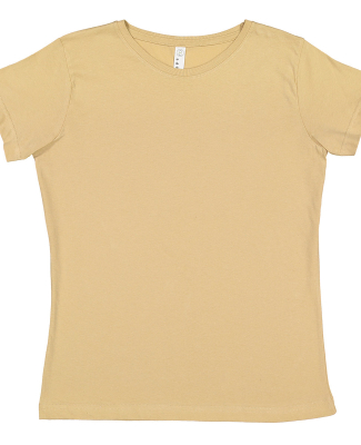 LA T 3516 Ladies' Fine Jersey T-Shirt in Latte