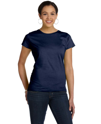LA T 3516 Ladies' Fine Jersey T-Shirt in Navy