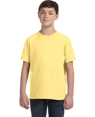 LA T 6101 Youth Fine Jersey T-Shirt in Butter