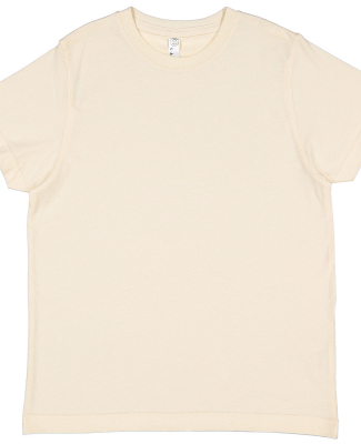 LA T 6101 Youth Fine Jersey T-Shirt in Natural