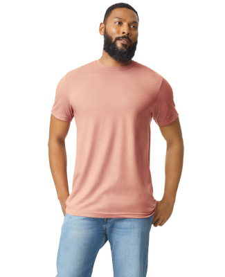 Gildan 64000CVC Men's Softstyle CVC T-Shirt in Dusty rose