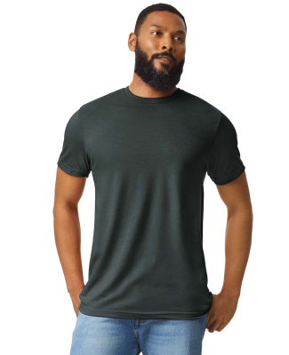Gildan 64000CVC Men's Softstyle CVC T-Shirt in Gunmetal