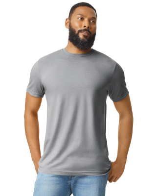 Gildan 64000CVC Men's Softstyle CVC T-Shirt in Sport grey