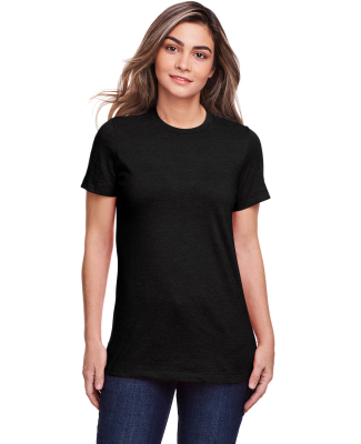 Gildan 64001LCVC Ladies' Softstyle CVC T-Shirt in Pitch black