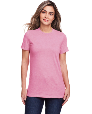 Gildan 64001LCVC Ladies' Softstyle CVC T-Shirt in Plumrose