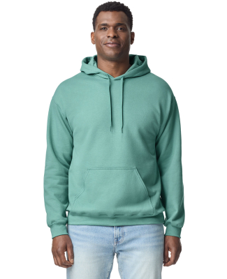 Gildan SF500 Adult Softstyle® Fleece Pullover Hoo in Aquatic