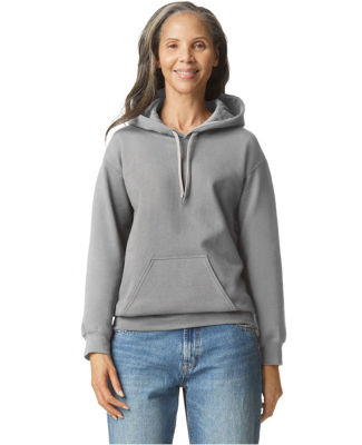 Gildan SF500 Adult Softstyle® Fleece Pullover Hoo in Cement