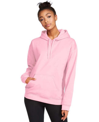 Gildan SF500 Adult Softstyle® Fleece Pullover Hoo in Light pink
