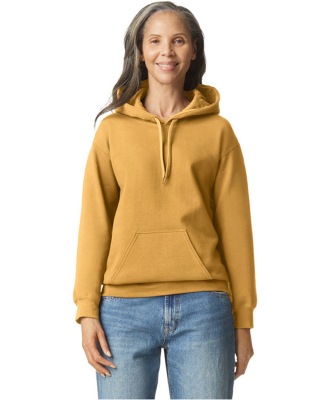 Gildan SF500 Adult Softstyle® Fleece Pullover Hoo in Mustard