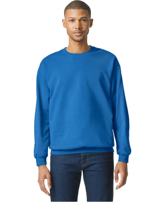 Gildan SF000 Adult Softstyle® Fleece Crew Sweatsh in Royal