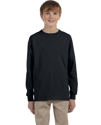 Jerzees 29BLR Youth DRI-POWER® ACTIVE Long-Sleeve in Black