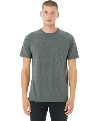 Bella + Canvas 3201 FWD Fashion Men's Heather CVC  in Deep heather