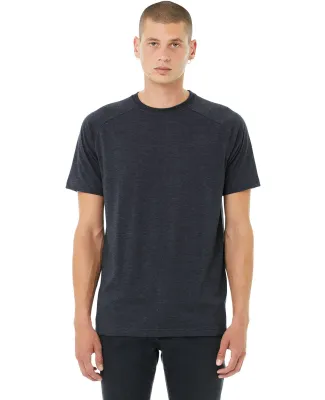Bella + Canvas 3201 FWD Fashion Men's Heather CVC  in Heather navy