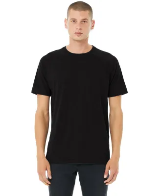 Bella + Canvas 3201 FWD Fashion Men's Heather CVC  in Black heather