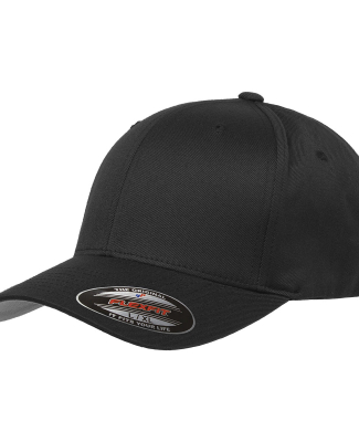 Yupoong-Flex Fit 6277 Adult 6-Panel VEIL® Camo Ca in Black