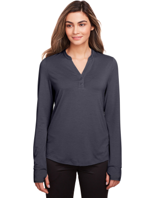 North End NE400W Ladies' Jaq Snap-Up Stretch Perfo in Carbon