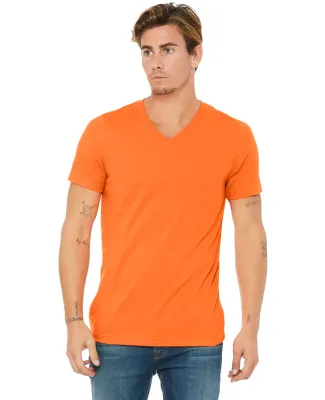 Bella + Canvas 3005 Unisex Jersey Short-Sleeve V-N ORANGE