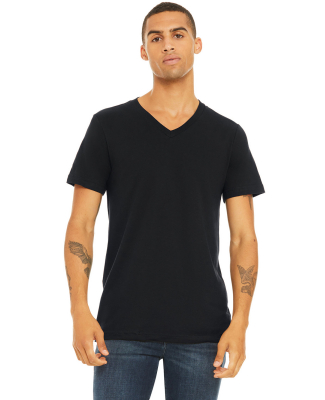 Bella + Canvas 3005 Unisex Jersey Short-Sleeve V-N in Vintage black