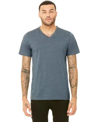 Bella + Canvas BC3005CVC Unisex CVC Jersey V-Neck  HEATHER SLATE