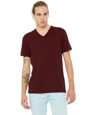 Bella + Canvas BC3005CVC Unisex CVC Jersey V-Neck  HEATHER CARDINAL
