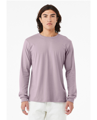 Bella + Canvas 3501 Unisex Jersey Long-Sleeve T-Sh in Light violet
