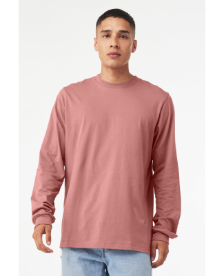 Bella + Canvas 3501 Unisex Jersey Long-Sleeve T-Sh in Mauve