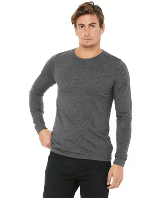 Bella + Canvas BC3501CVC Unisex CVC Jersey Long-Sl DEEP HEATHER
