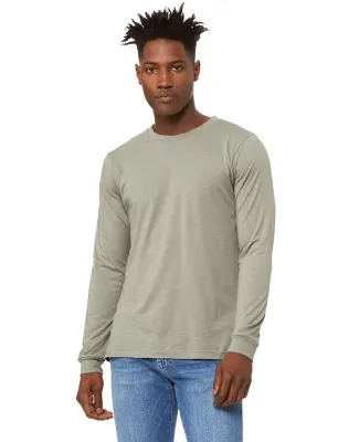 Bella + Canvas BC3501CVC Unisex CVC Jersey Long-Sl HEATHER STONE