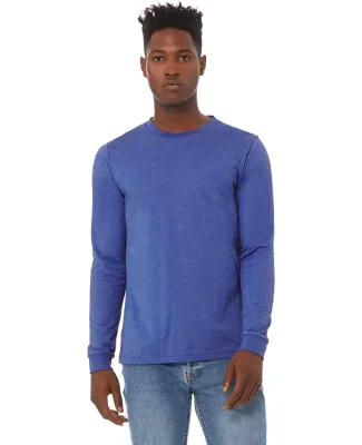 Bella + Canvas BC3501CVC Unisex CVC Jersey Long-Sl HEATHER TRUE ROY