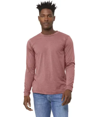 Bella + Canvas BC3501CVC Unisex CVC Jersey Long-Sl HEATHER MAUVE