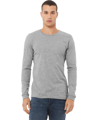 Bella + Canvas BC3501CVC Unisex CVC Jersey Long-Sl in Athletic heather