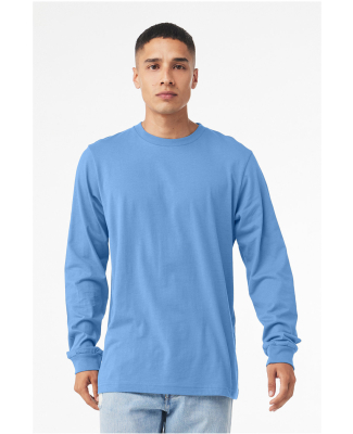Bella + Canvas BC3501CVC Unisex CVC Jersey Long-Sl in Heather carolina blue