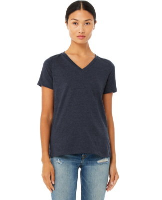Bella + Canvas BC6405CVC Ladies' Relaxed Heather C in Heather navy